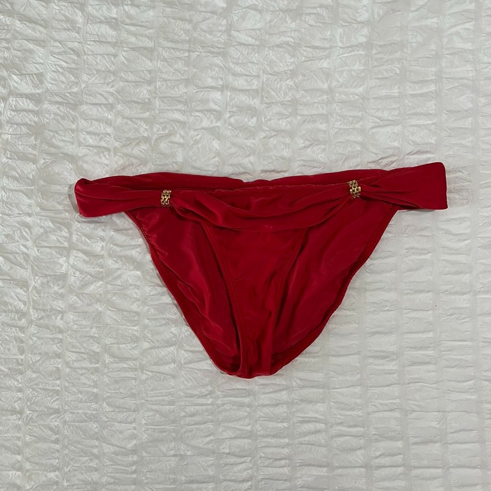 Vix Red Bikini Bottom - Size Large
